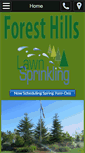Mobile Screenshot of foresthillslawnsprinkling.com